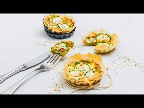 TARTELETTES COURGETTES CHEVRE