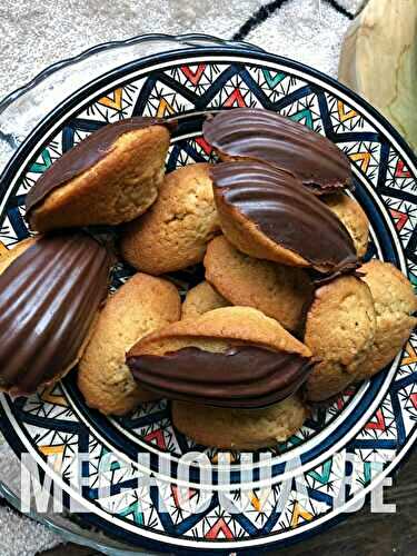 Madeleine chocolat et fleur d'oranger - Thermomix -