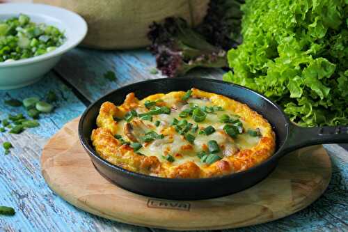 Frittata au tofu et aux légumes