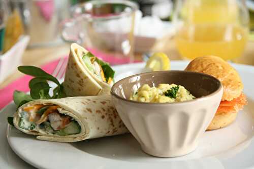 Recette wrap saumon et fromage frais