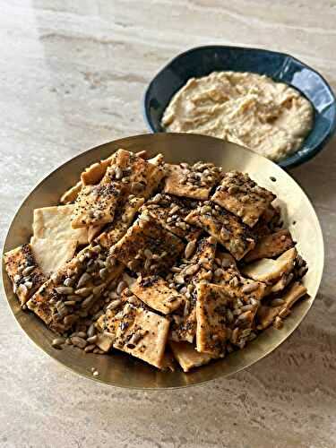 Crackers aux graines croustillants