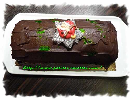 Bûche de Noël menthe chocolat