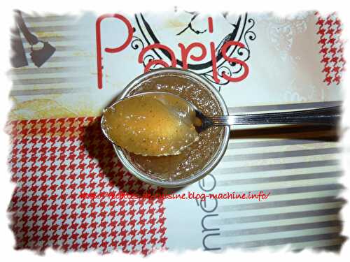 Confiture de poires vanille au thermomix