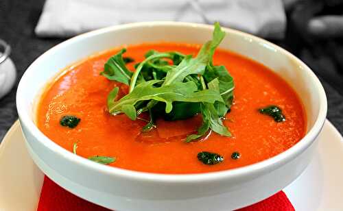 Gaspacho frais comme en Andalousie pour rafraîchir l’été