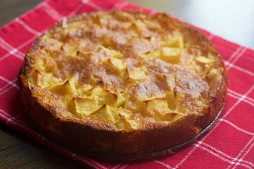 Gâteau fondant aux pommes