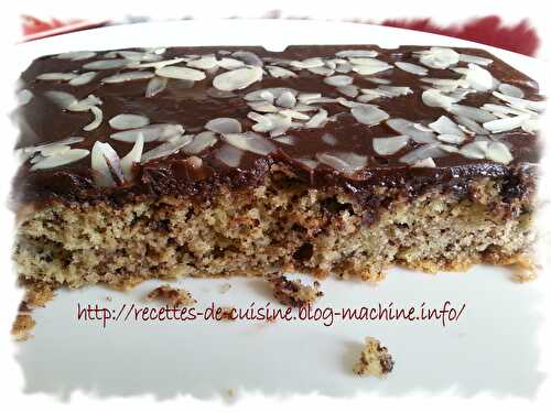 Gateau moelleux amandes/chocolat (avec ou sans thermomix)