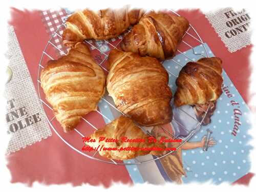 Mes viennoiseries: les croissants et les pains au chocolat – pour environ 15 pièces