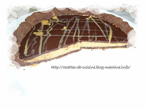 Tarte chocolat caramel thermomix