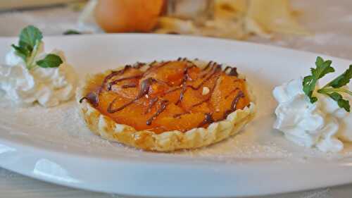 Tarte tatin abricot lavande