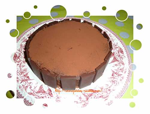 THE gateau d’anniversaire facile à faire et qui fait sensation: tout CHOCOLAT…