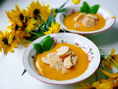 Velouté de potiron au parmesan pour 4 personnes