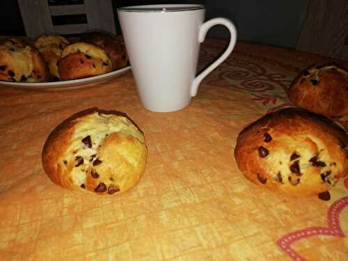 Briochettes aux pépites de chocolat