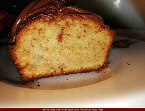 Cake à la banane et beurre de cacahuètes