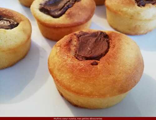 Muffins coeur nutella