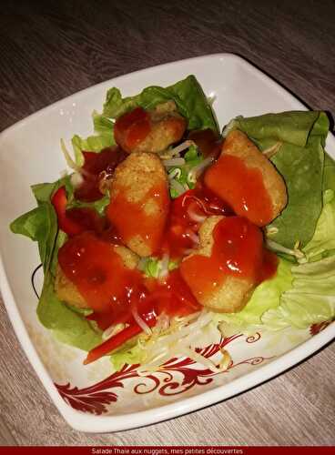 Salade Thaïe de nuggets et sauce aigre-douce