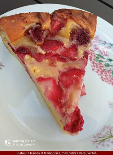 Clafoutis fraises et framboises