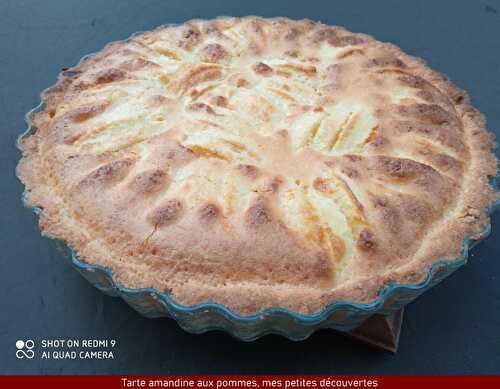 Tarte amandine aux pommes