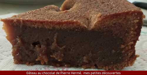 Gâteau au chocolat de Pierre Hermé