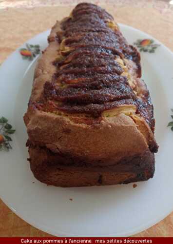 Cake aux pommes à l'ancienne