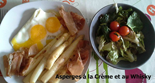 Asperges à la Crème et au Whisky