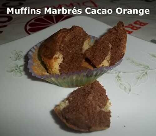 Battle Food #17 - Muffins Marbrés Cacao Orange
