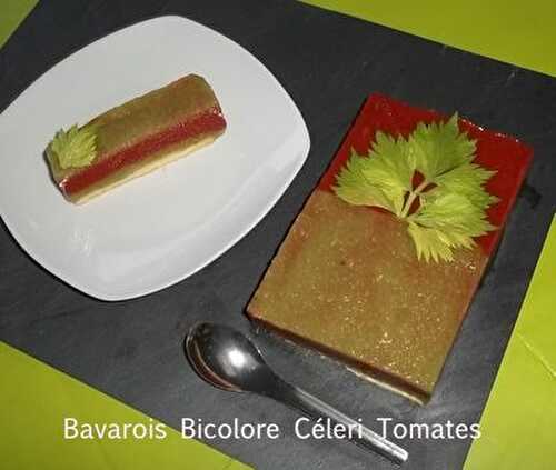 Bavarois Bicolore Céleri Tomates - Mes Petites Recettes Préférées