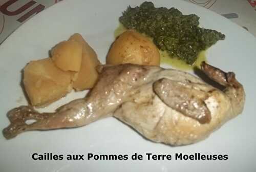 Cailles aux Pommes de Terre Moelleuses (Cookeo)