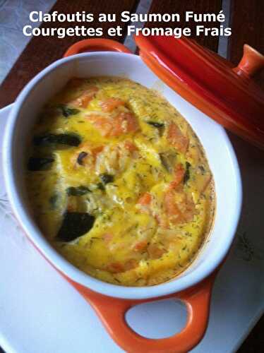 Clafoutis au Saumon Fumé Courgettes et Fromage Frais - Battle Food #63