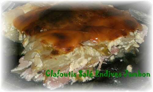 Clafoutis Salé Endives Jambon