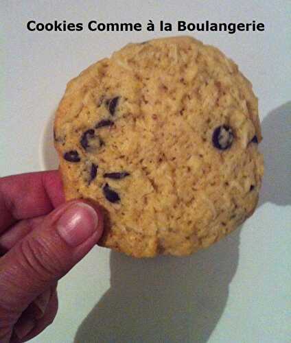 Cookies Comme à la Boulangerie