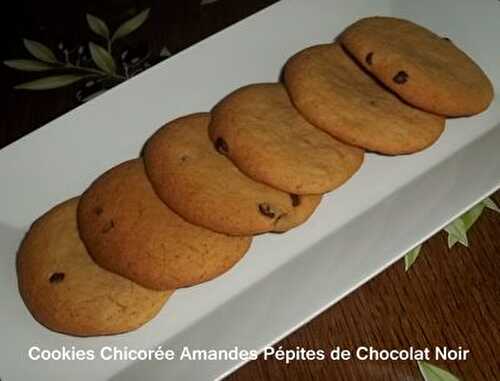 Cookies Day #5 - Cookies Chicorée Amandes Pépites de Chocolat Noir