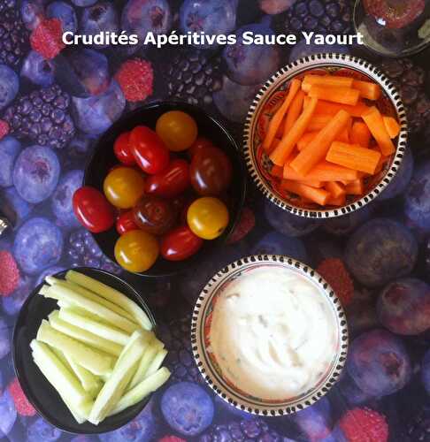 Crudités Apéritives Sauce Yaourt pour un Défi