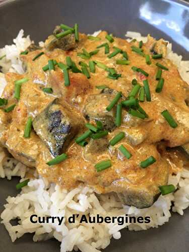 Curry d'Aubergines