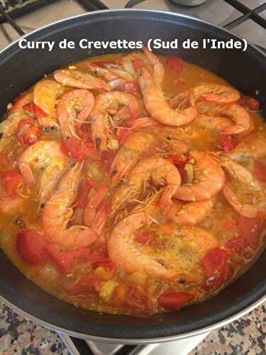 Curry de Crevettes (Sud de l'Inde)