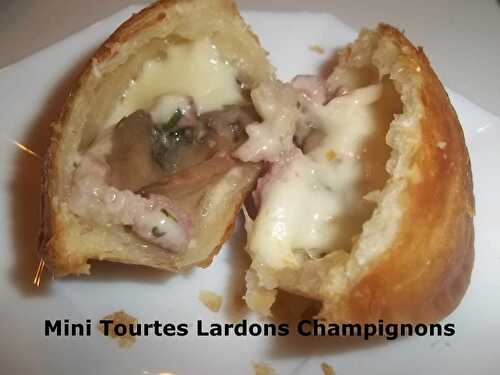 Défi Cuisine Les tourtes c'est pas de la Tarte - Mini Tourtes Lardons Champignons