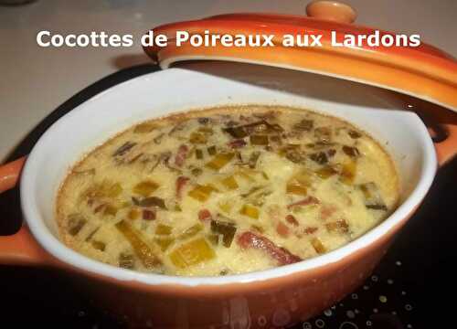 Des Restes... & Des Cocottes de Poireaux aux Lardons