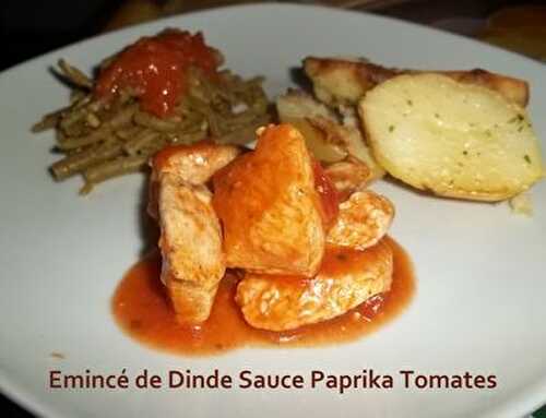 Emincé de Dinde Sauce Paprika Tomates