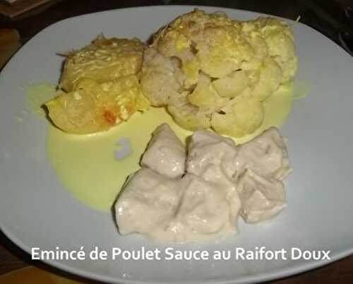 Emincé de Poulet Sauce au Raifort Doux