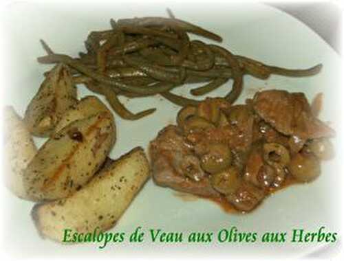 Escalopes de Veau aux Olives aux Herbes