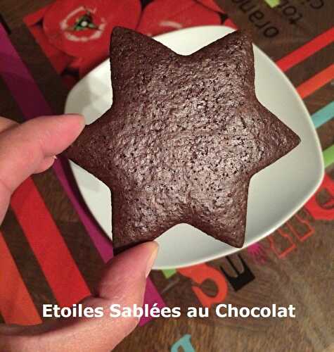 Etoiles Sablées au Chocolat