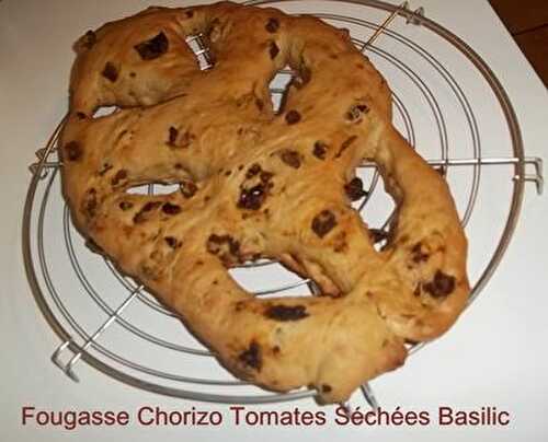 Fougasse Chorizo Tomates Séchées Basilic