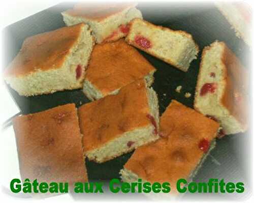 Gâteau aux Cerises Confites