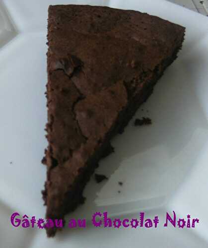 Gâteau Gourmand au Chocolat Noir