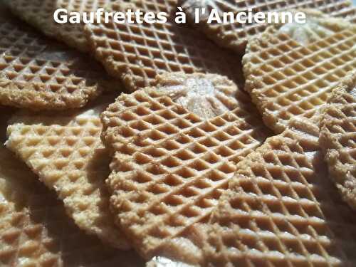 Gaufrettes à l'Ancienne