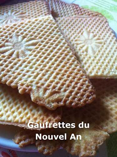 Gaufrettes du Nouvel An