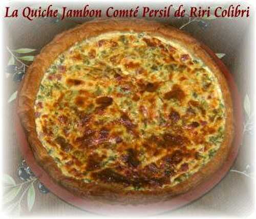 Jeu Interblog #10 ou La Quiche Jambon Comté Persil de Riri Colibri