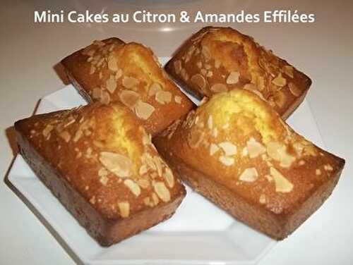 Jeu Interblog #27 - Mini Cakes au Citron et Amandes Effilées