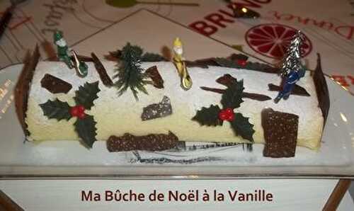Ma Bûche de Noël à la Vanille