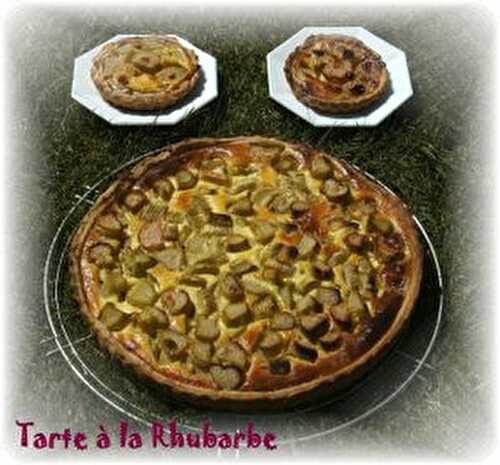 Ma Première Tarte à la Rhubarbe de la Saison