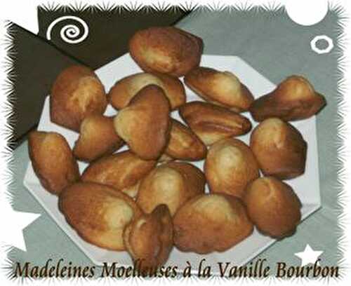 Madeleines Moelleuses à la Vanille Bourbon